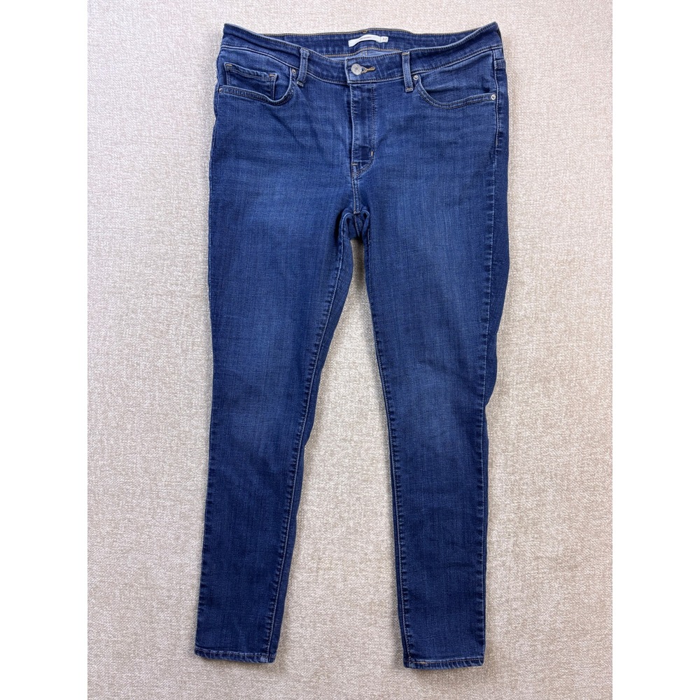 Levis 711 Skinny Jeans Womens 32x30 Dark Wash Blue Denim 18881-0293